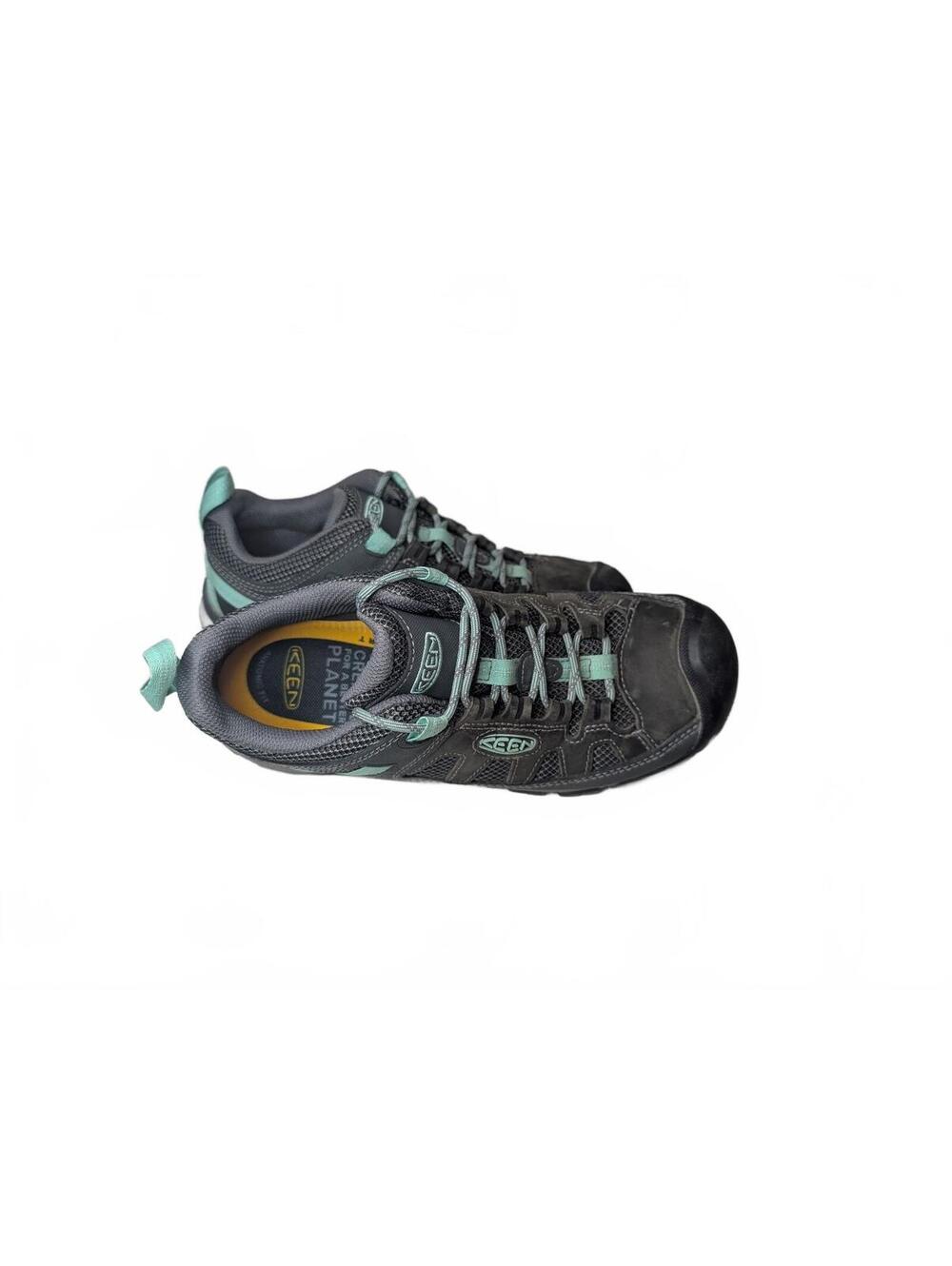 KEEN Women's Targhee Vent Hiking Shoes Steel Grey and Ocean Wave Size 9 - Picture 2 of 6